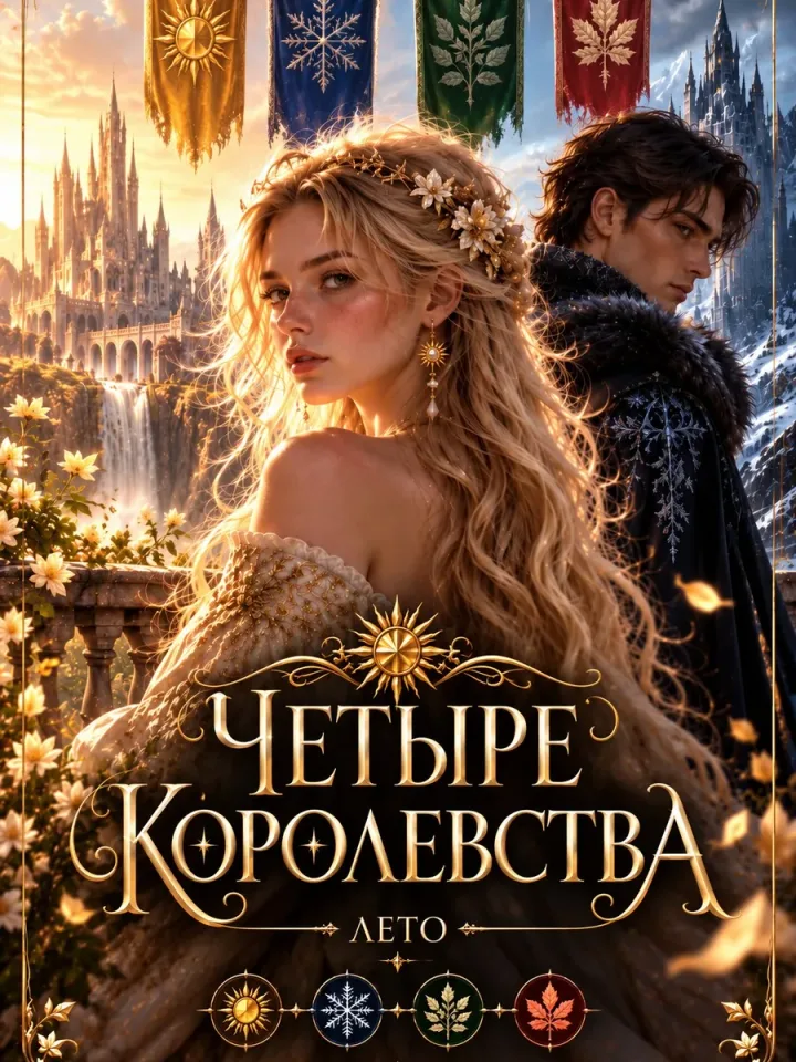 Обложка книги «ЧЕТЫРЕ КОРОЛЕВСТВА» — @valerija