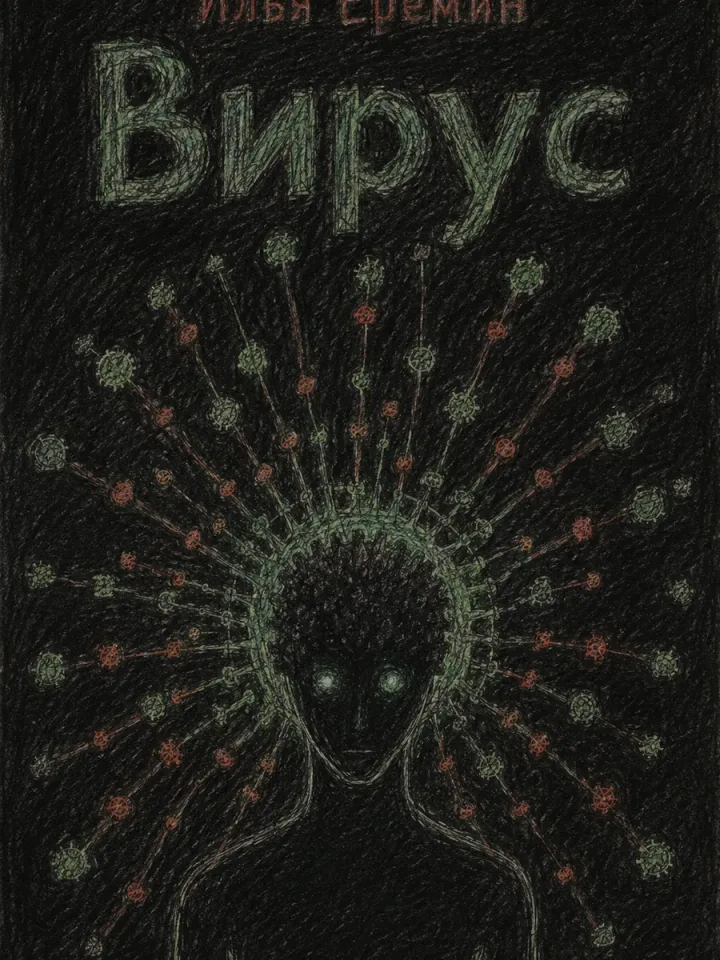 Обложка книги «Вирус» — @mielame