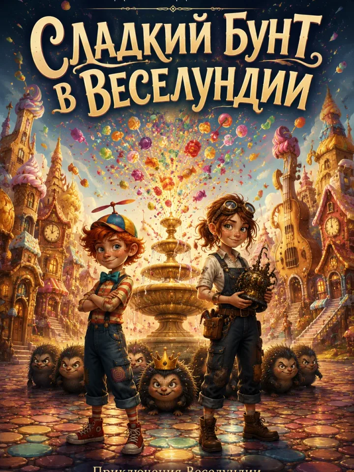 Обложка книги «Сладкий бунт в Веселундии» — Андрей Добрый
