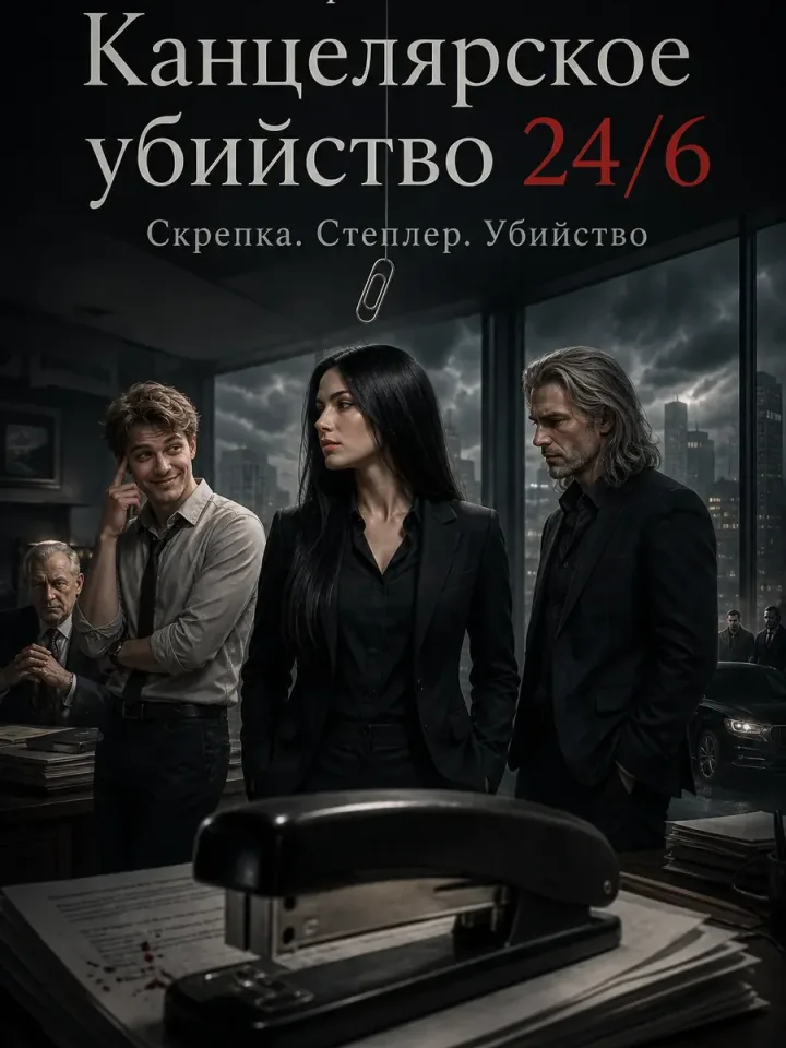 Обложка книги «Канцелярское убийство 24/6» — Кира Ижаева