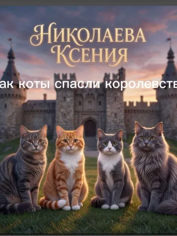 Обложка книги «Как коты спасли королевство»