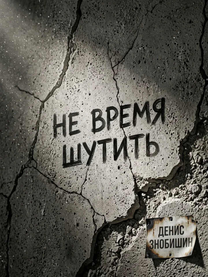 Обложка книги «Не время шутить» — Денис Знобишин