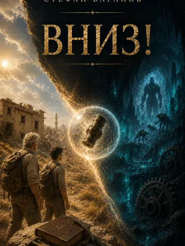 Обложка книги «Вниз!!» — Стефан Баранов