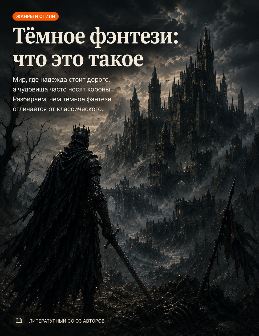 Тёмное фэнтези: что это за жанр — иллюстрация