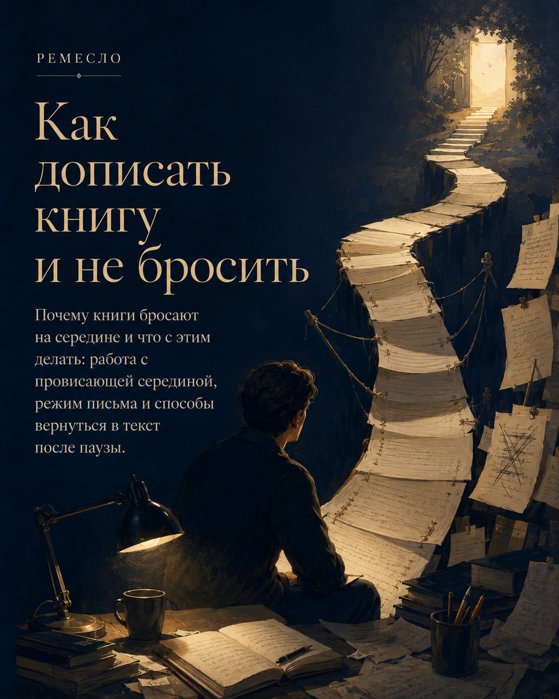 Обложка статьи «Как закончить книгу и написать финал»