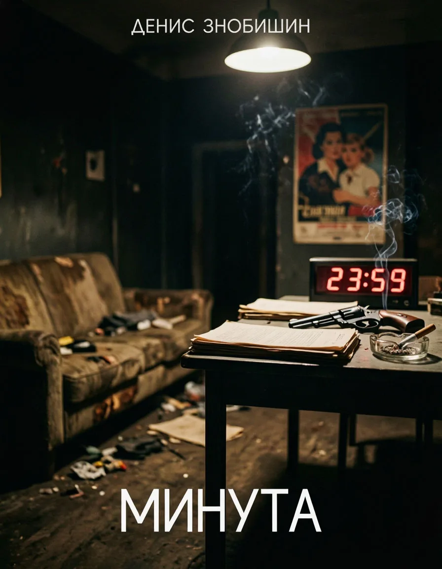 Обложка книги «Минута» — Денис Знобишин